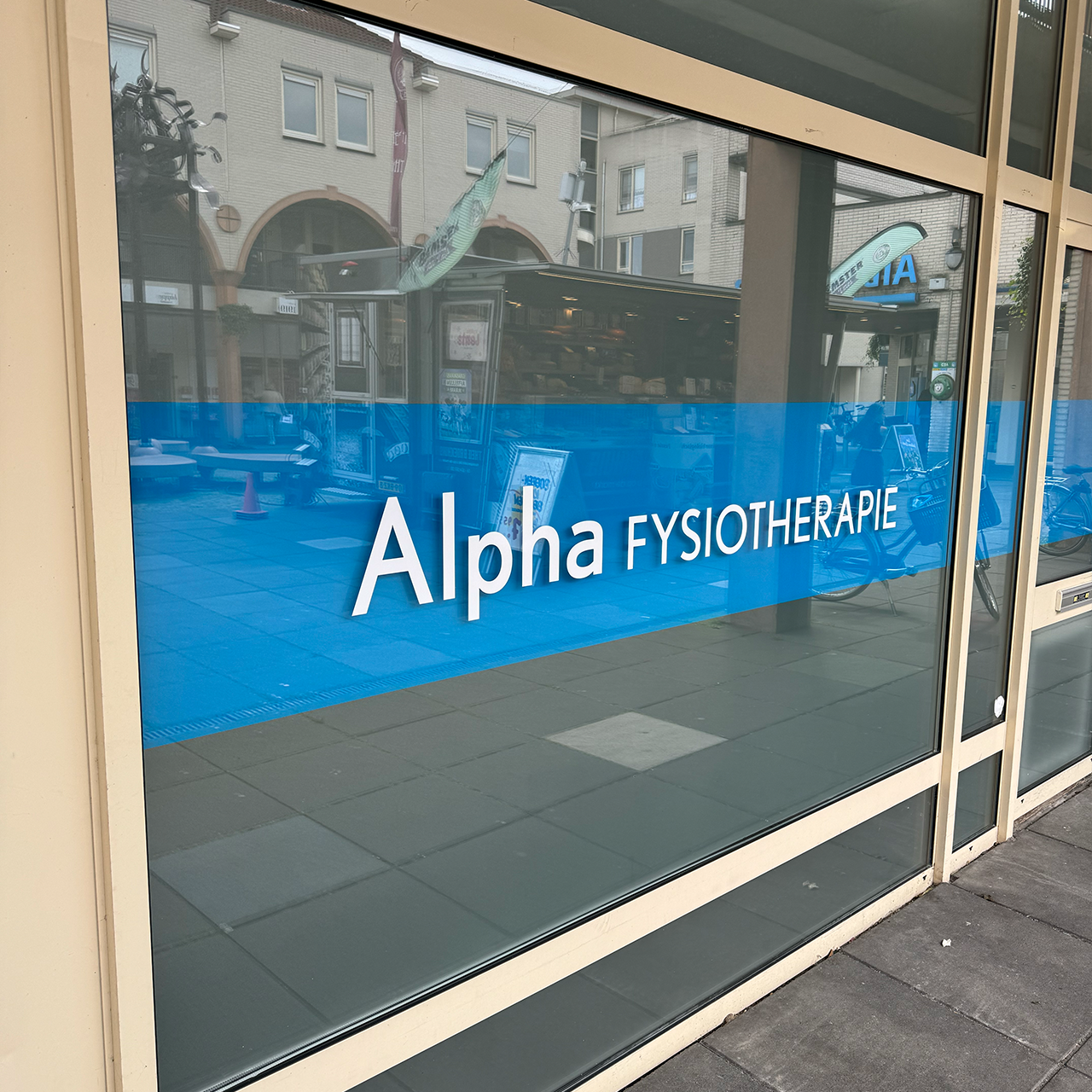 Alpha Fysiotherapie – Glasfolie